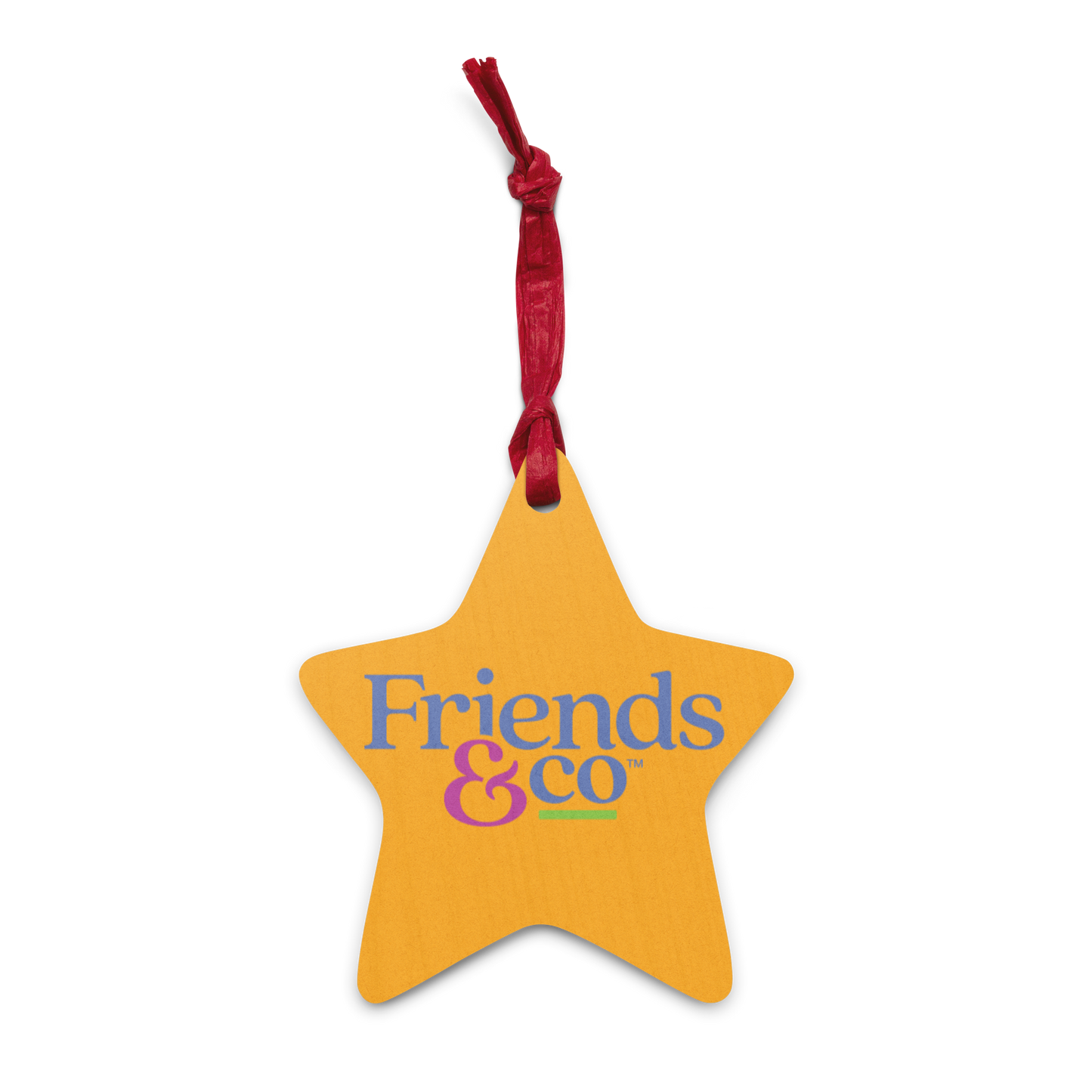 Wooden Star Friends & Co Gift Ornament